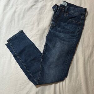 J. Crew Women’s High-Rise Dark Wash Skinny Jeans